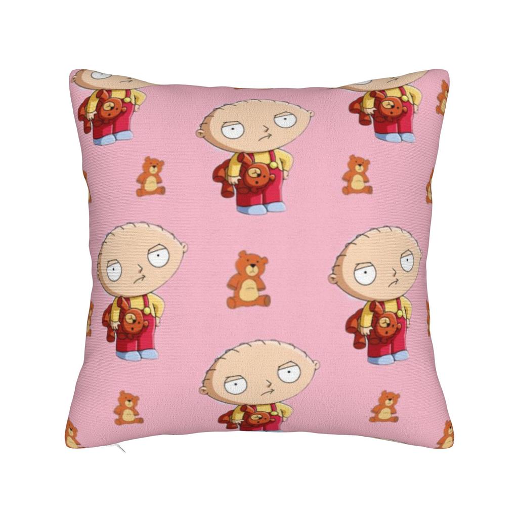 Decorative Pillow Cover F-Family Funny Guy Merch Seater  Pillow Case Cover Zipper Multiple Sizes