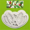 Christmas Leaves DIY Xmas Fruit Silicone Chocolate Candy Mold Fondant Sugarcraft Mould Tools Cake Mold