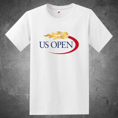 Теннисный турнир Большого шлема US Open Мужской Белый Размер от S до 5XL