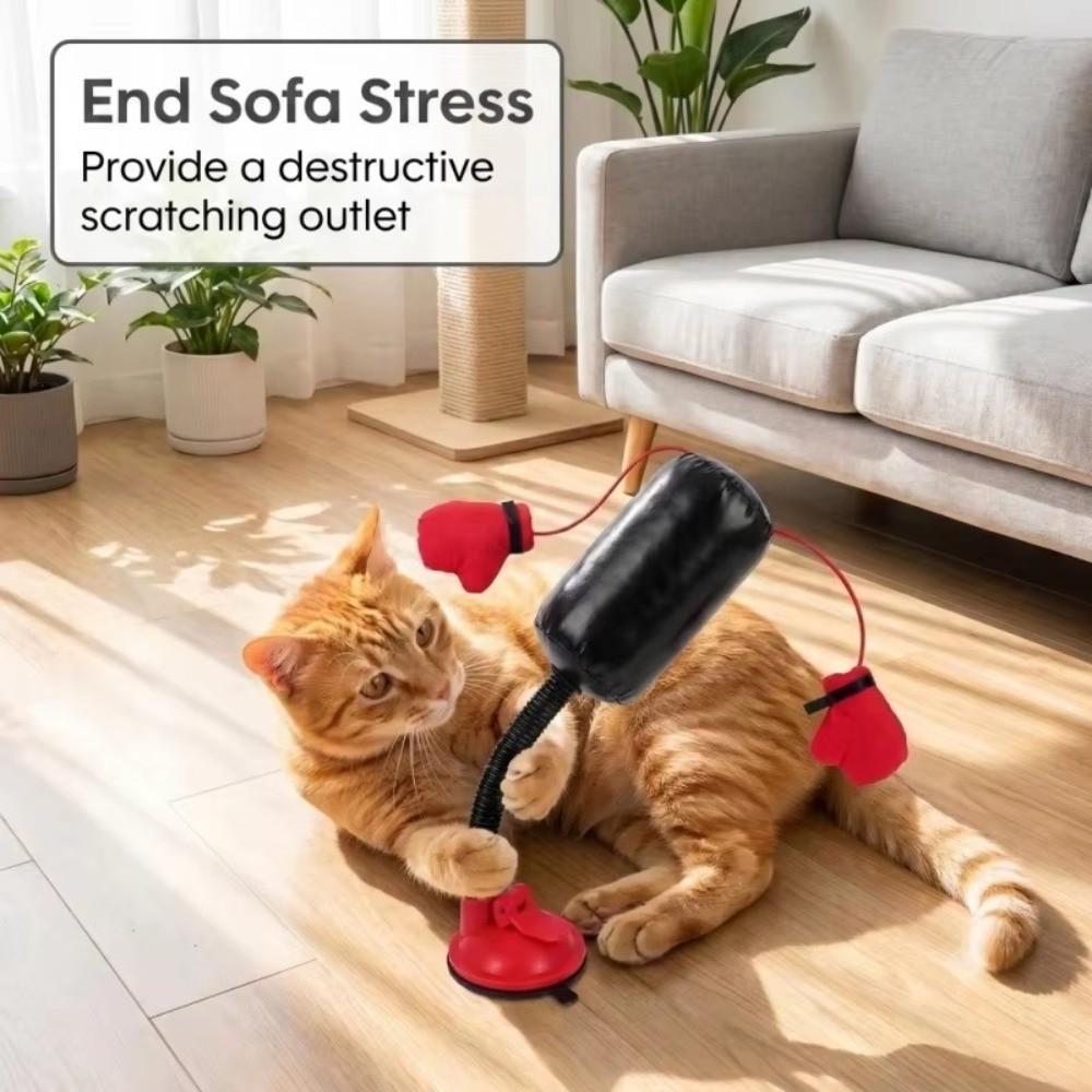 Creative Pet Punching Bag Toy Standing Cat Speed Bag Toy Interactive Cat Toy Kitten Teasing