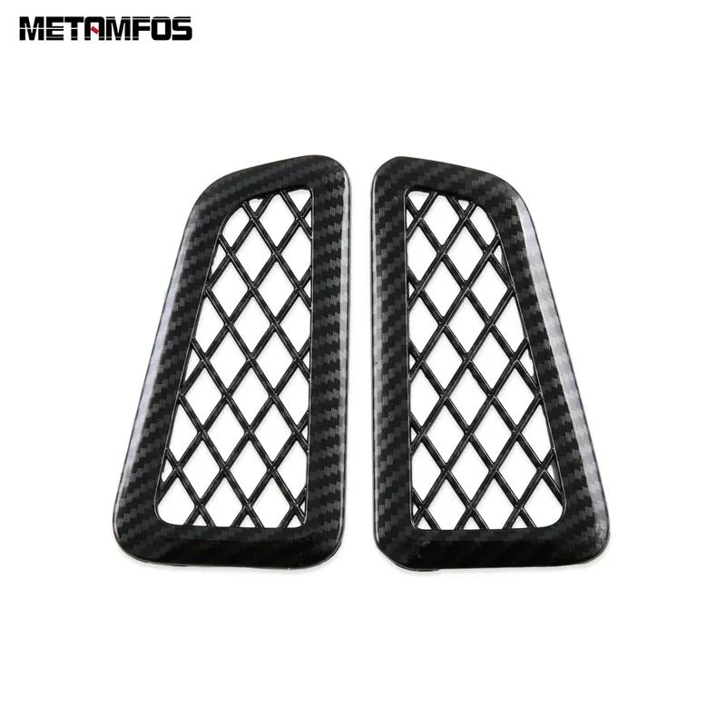 Interior Accessories For Honda Accord Sedan 2024 2025 Carbon Fiber Front Upper Air Condition Vent Outlet Cover Trim Frame