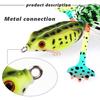 1PCS Frog Fishing Lures Soft Topwater Baits for Bass Snakehead Saltwater Freshwater Fishing