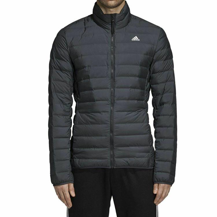 adidas Спортивная куртка на открытом воздухе, зимняя мужская верхняя одежда, угольно-черная CY8732