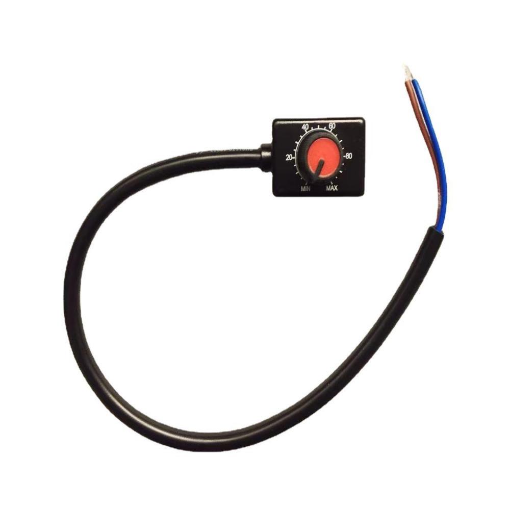 Plastic Low Voltage Passive Dimmer Black Anti-interference Strobe Dimmer  Electrician