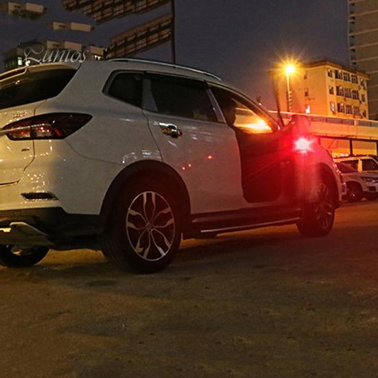 2 шт. практичные светящиеся мигающие огни высокой яркости на двери автомобиля, сигнальные огни открытия двери автомобиля для внедорожника