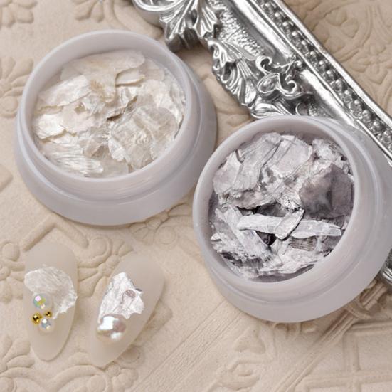 1 коробка, украшение для ногтей, привлекательная натуральная привлекательная оболочка для ногтей, нерегулярные украшения для дизайна ногтей