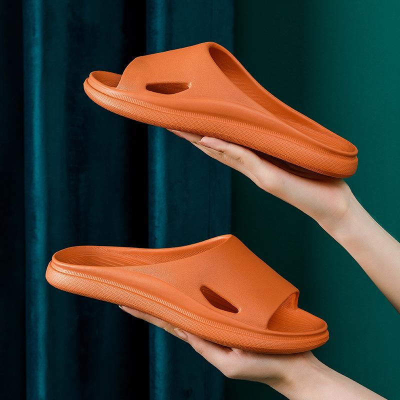 Летние модные женские домашние дышащие тапочки