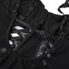 Women's  Leather Hollowed Out Strap And Camisole One-piece Fun Lingerie Set