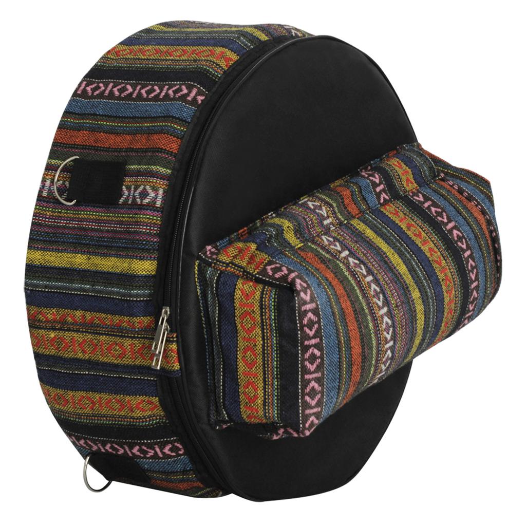 Сумка для хранения малого барабана из утолщенной ткани Оксфорд, защитный чехол для переносного барабана с плечевыми ремнями