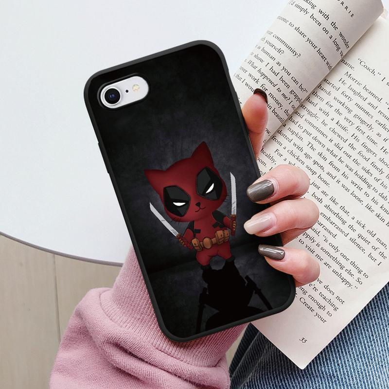 Цветы Чехол Для iphone 6 6S Plus Capa iphone6 6S+ 6+ Чехол для телефона Мягкий силикон Милый Кот Медведь Задняя крышка Для iphone6 iphone6s+
