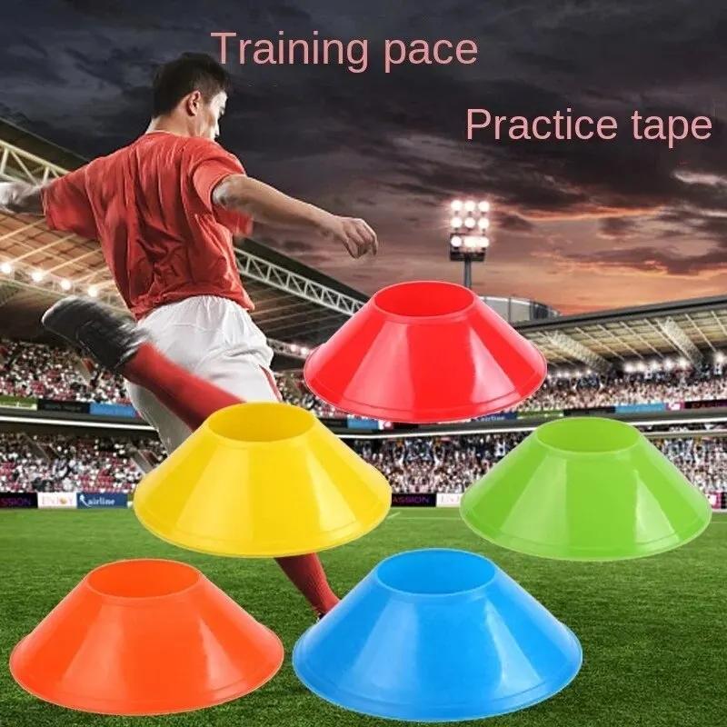 10Pcs Soccer Training Sign Dish Toy Pressure Resistant Cones Marker Discs Bucket Outdoor Basketball  Training Sports Accesso Toy