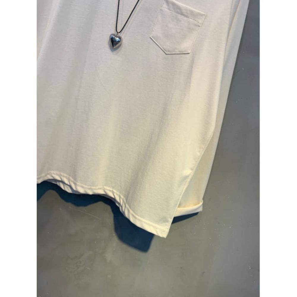 C S In The Room Women reTIn poCkeT baSiC Long Sleeve T ShirT 3Color