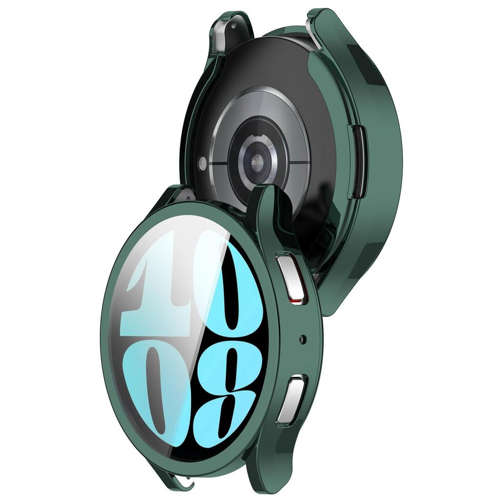 Electroplated TPU Protective Case For Samsung Galaxy Watch 6 40mm 44mm Full Screen Protector Shell Bumper