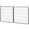 Two-Piece Dog Pen Expansion Pack for Medium Dogs, 80cm Tall Animal Pen with Three Connecting Stakes