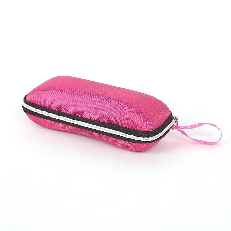 New Fashion Solid Color Eyeglasses Case EVA Eyeglasses Case Zipper Type Durable Eyeglasses Sunglasses Applicable Storage Case