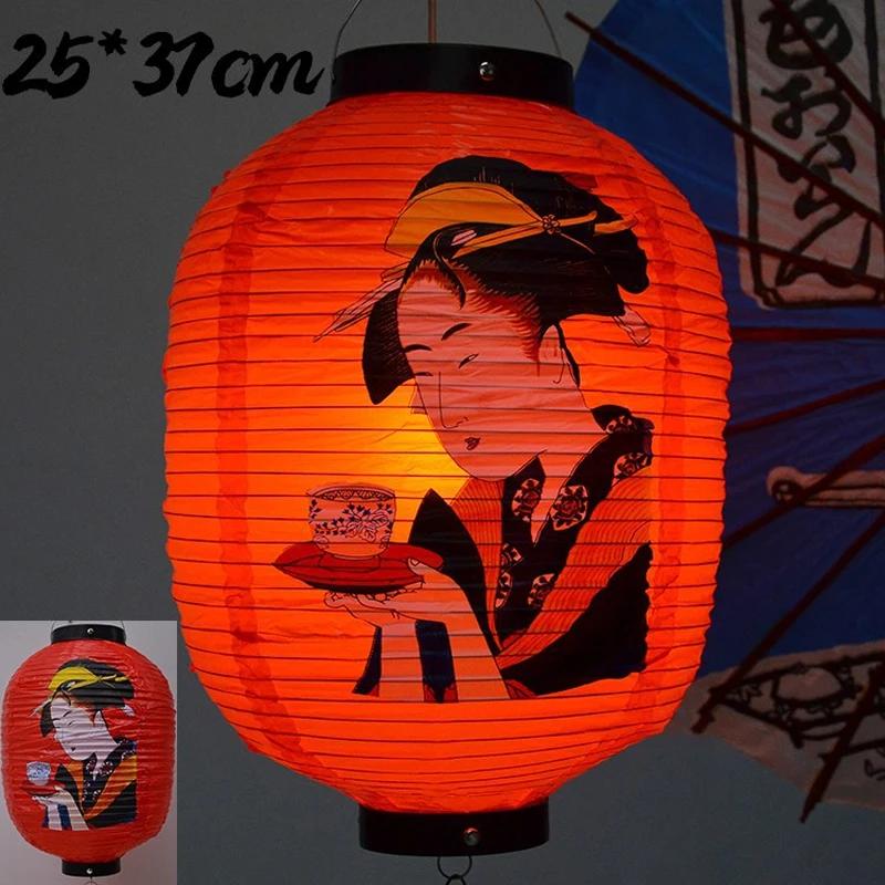 Традиционный подвесной фонарь в японском стиле Водонепроницаемые фонари из ПВХ для суши-магазина, ресторана, паба, бистро Izakaya, украшения для декора