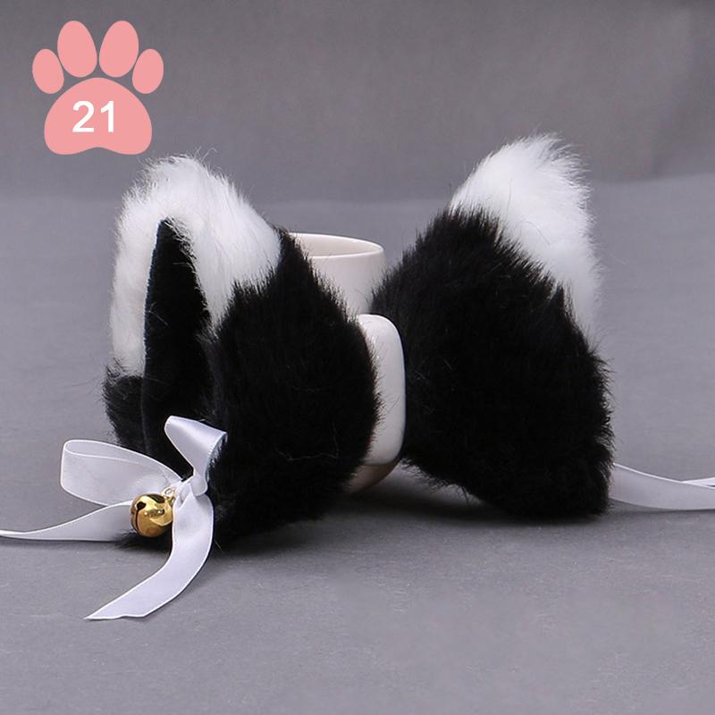 Заколка для волос в виде кошачьих ушек, пушистая плюшевая заколка для косплея, аксессуар для костюма для вечеринки