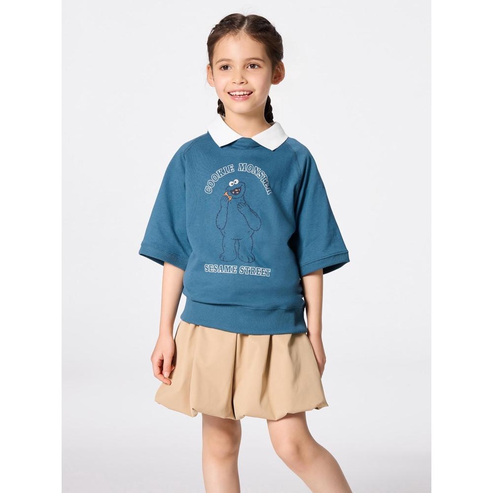 GU by Uniqlo Детский унисекс свитер T Sesame streET