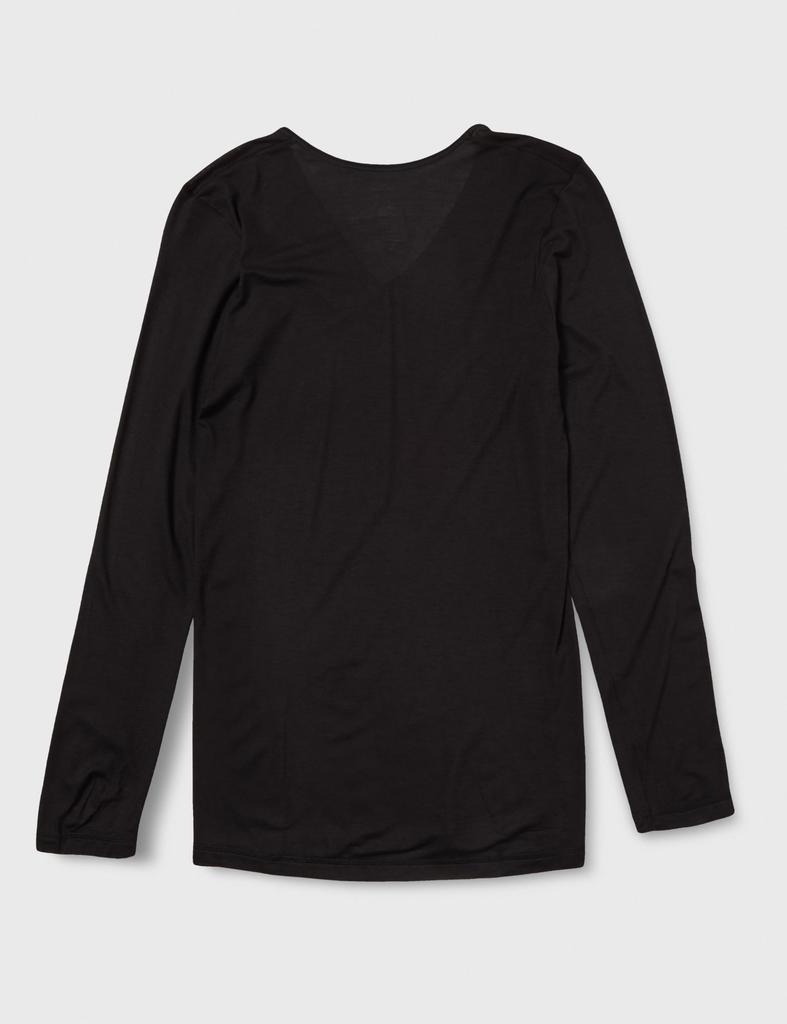 BVD heat edit и высокофункциональное зимнее нижнее белье, доступное эксклюзивно в виде футболки с длинным рукавом и V-образным вырезом, влагоотводящее, генерирующее тепло,