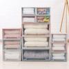 Plastic Household Transparent Stackable Drawer Storage Box Desktop Cabinet Closet Organizer Wardrobe Home Storage Organization