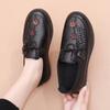 Весенне-осенние новые тканевые туфли женские туфли на плоской подошве нескользящие с мягкой подошвой удобные износостойкие на одну педаль туфли для среднего и пожилого возраста