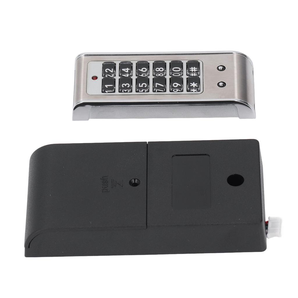 Electronic Cabinet Lock Stainless Steel Electronic Password Cabinet Lock for Sauna Bathroom File