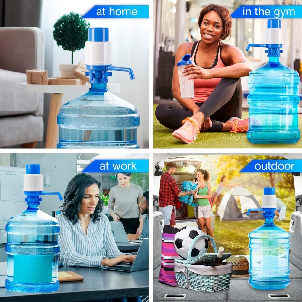 Ручной диспенсер для воды, Здоровое увлажнение, Регулируемый ковшовый насос, Подходит для дома, улицы, офиса Ручной насос-диспенсер для воды