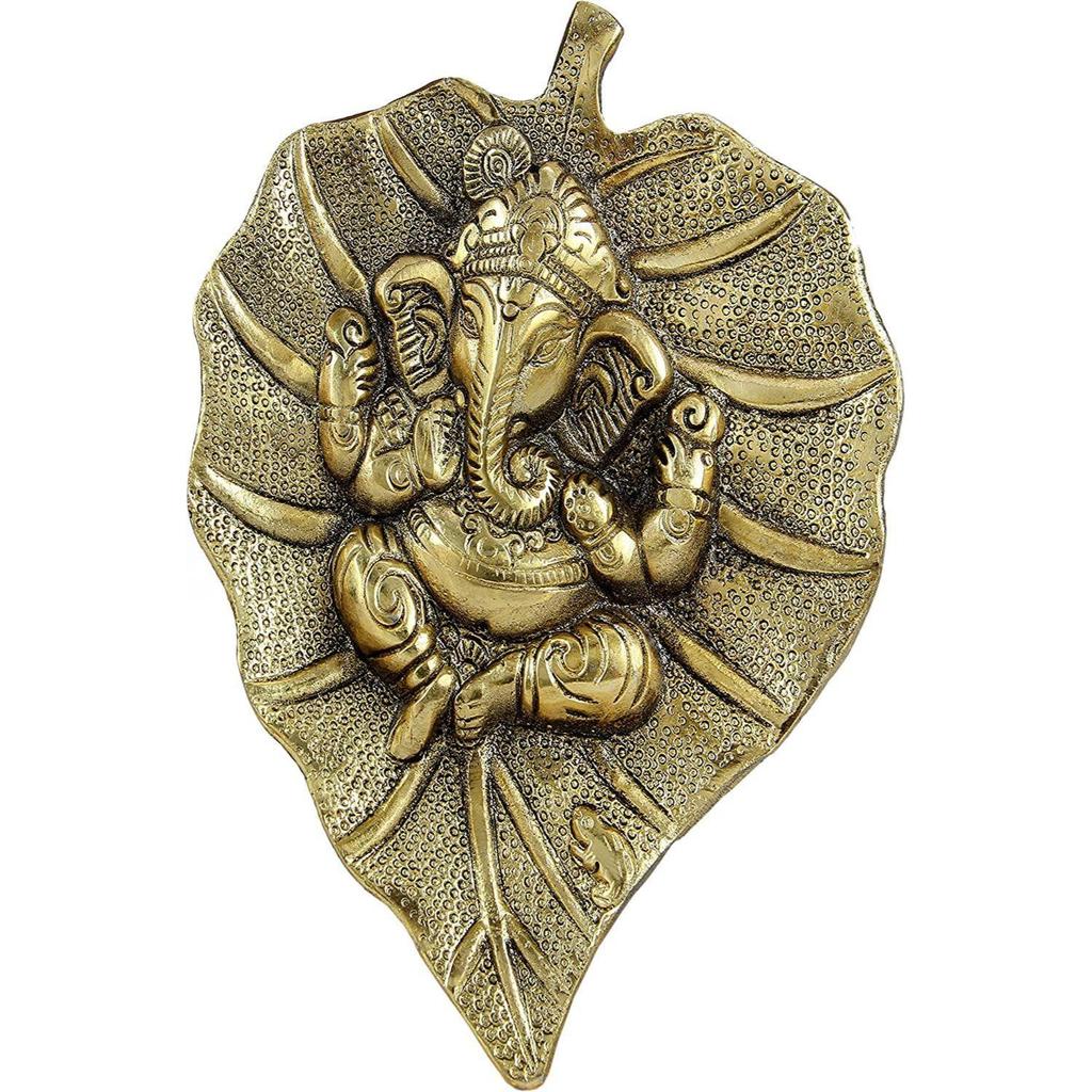 Patta Ganesha Wall Hanging Decorative Showpiece for Home Décor, Living Room, Pooja Room,Temple and House Warming Gift