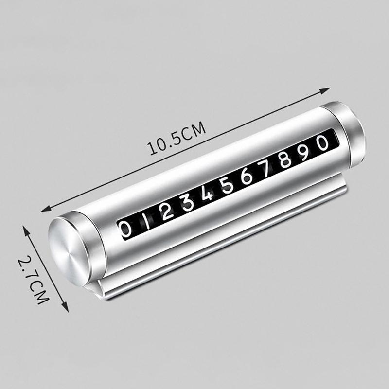 Временная карта парковки автомобиля Поворот номерного знака телефона Автомобильный стайлинг Автоаксессуары