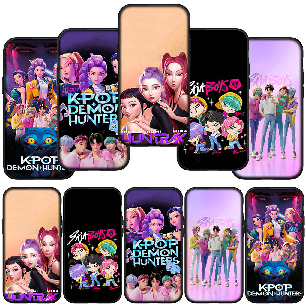 Чехол для телефона для iPhone 17 16 15 Plus X Huawei P30 P20 Lite Redmi Note 14 12 11 13 Pro Max OPPO A60 A80 A40 A18 KPop Saja Demons Boys Hunters Jinu Чехол