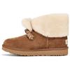 Classic Mini Warm Casual Fashion Ankle Snow Boots Women Boots Chestnut 1109735-CHE