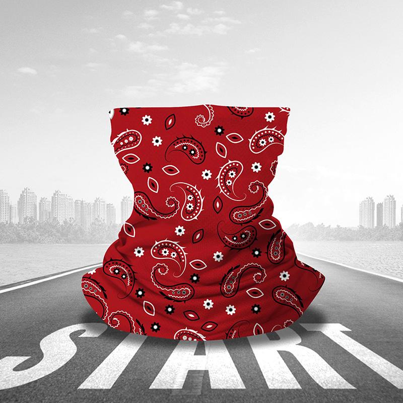 Мужская летняя бандана на шею, шарф с защитой от ультрафиолета, солнцезащитная маска с принтом, велосипедный спорт на открытом воздухе