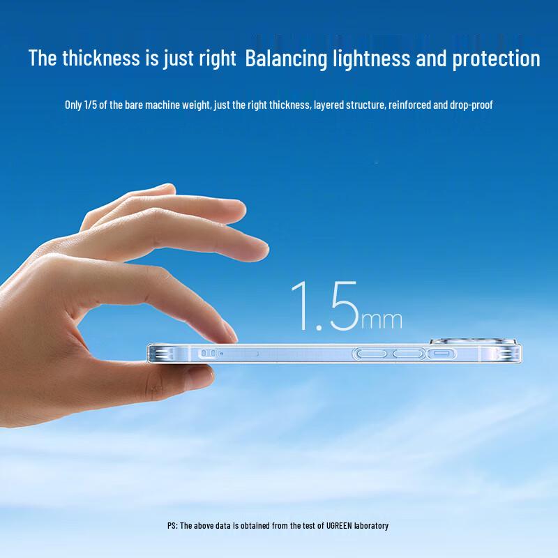 UGREEN MagSafe Clear Protective Case for iPhone 14