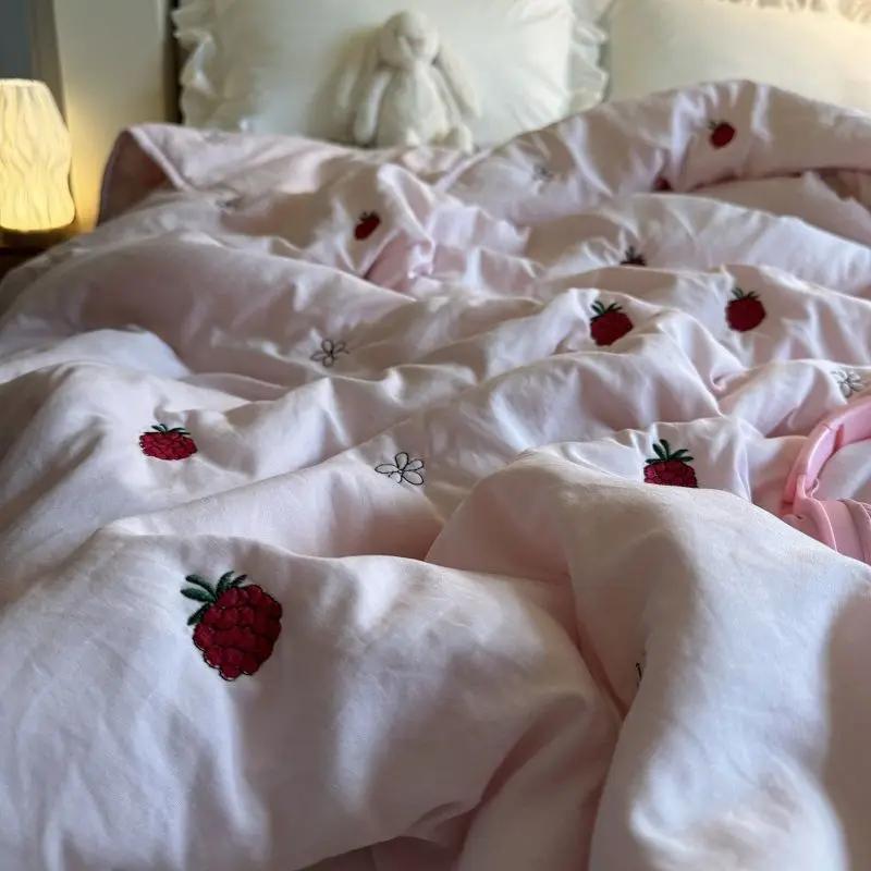 Летнее одеяло японское минималистское и модное кофейного цвета, стираное хлопковое одинарное одеяло с кондиционером, машинная стирка