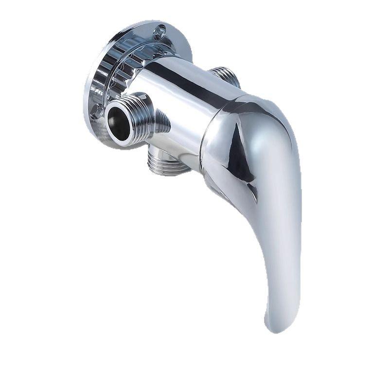 Exposed Shower Mixer Valve with Hot/Cold Faucet and Shower Head for Solar Heaters