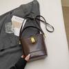 Women's Bag 2025 New Messenger Bag Autumn and Winter Bucket Bag Retro Versatile High-end Niche Design Shoulder Handbag