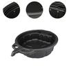 Large Capacity Durable Oil Drain Tray Can Stable Fluted Collect Pan, for Car Fuel Fluid Vehicle Workshop Maintenance Tool Parts