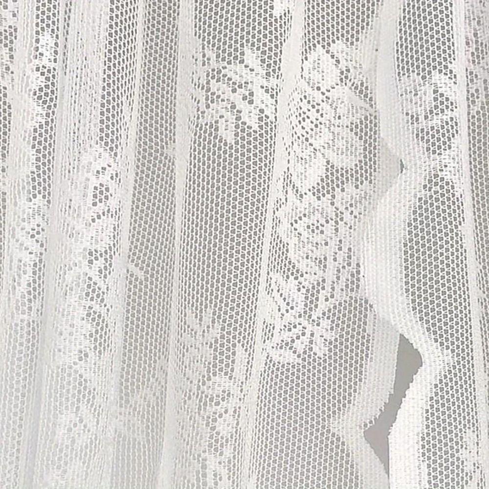 Цветочная вышивка Кружево Прозрачная занавеска Полиэстер Дверная занавеска Прочные оконные шторы Домашний декор