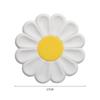 1 Pcs Daisy Shape Silicone Coaster Kitchen Table Heat Resistant Anti-scalding Mat Cup Tableware Placemat Table Decoration