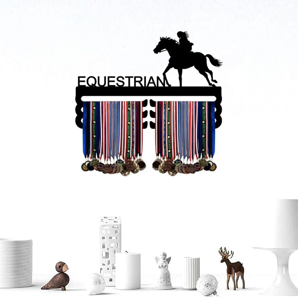 Медальница металлическая для мужчин и женщин, софтбол, конный спорт, каяк, волейбол, настольный теннис, вешалка для медалей, дисплей для лент