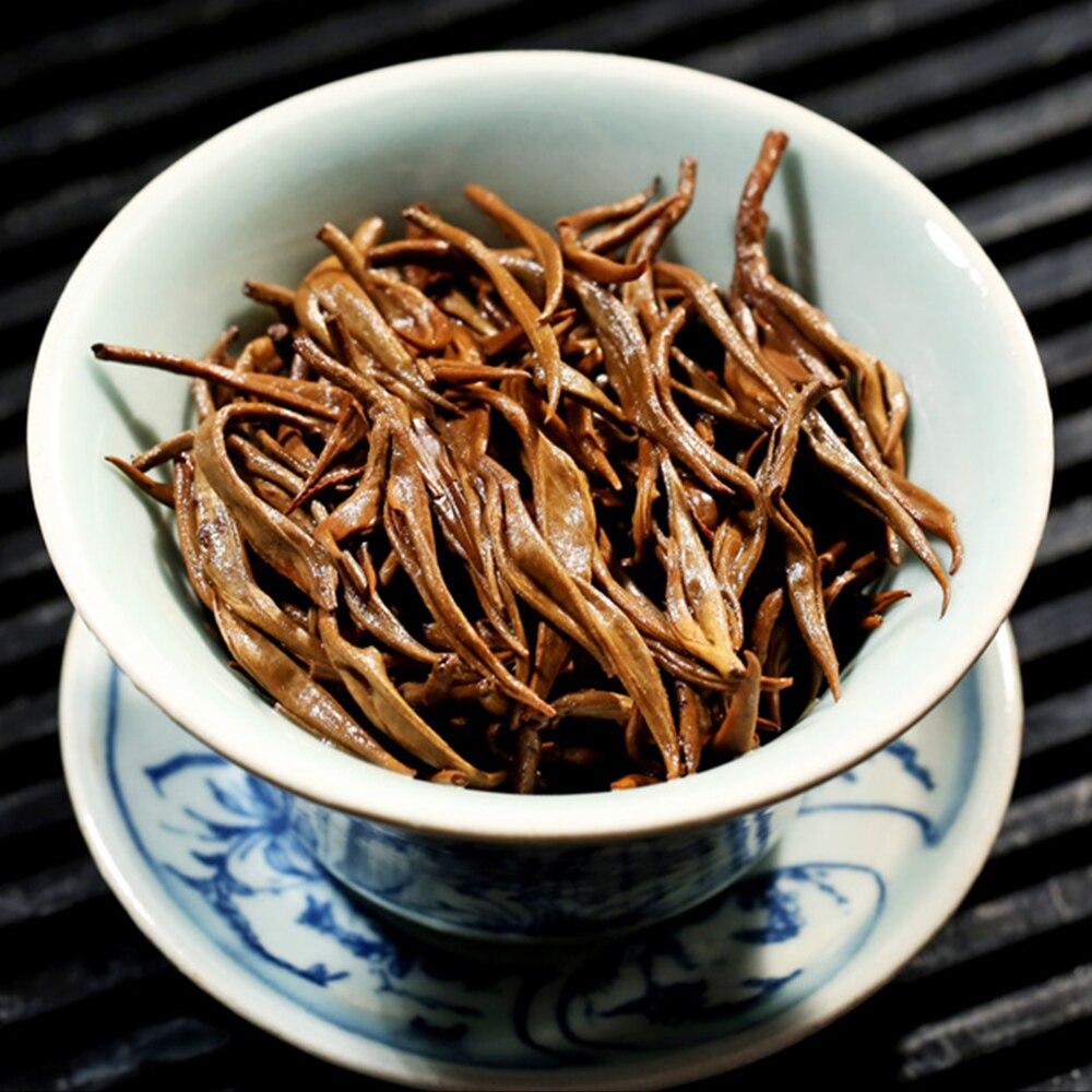 Черный китайский чай Yunnan Golden Spiral, черный китайский чай Dianhong Red Single Bud, 250 г