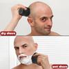 Men's Magnetic Head Shaver Body Wash Digital Display Shaver 6 Net Floating Beard Knife