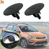 2PCS Auto Door Handle Lock Key Hole Cap Cover Clips Black For KIA Rio X-Line 2017 2018 2019 2020 2021 2022 NEW