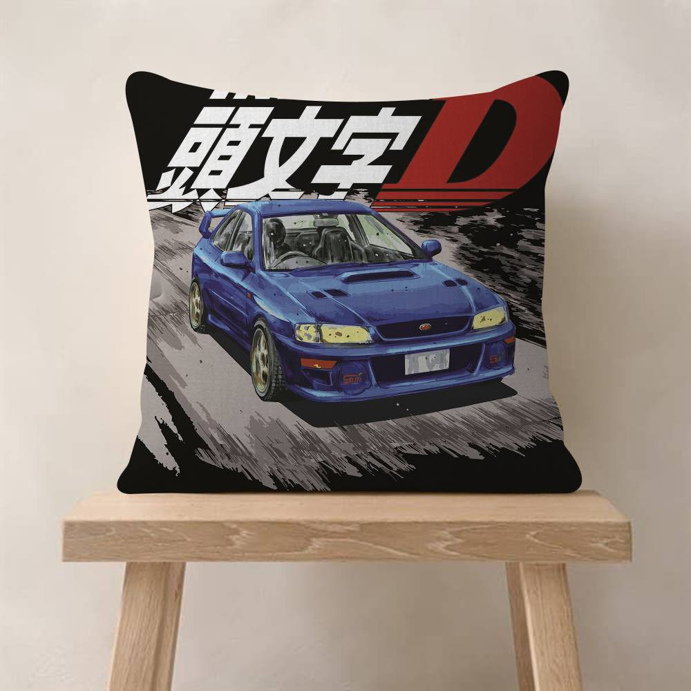 Подушки с принтом из аниме Initial D Наволочки для домашней кровати Декоративная наволочка Свадебная Супермягкая наволочка