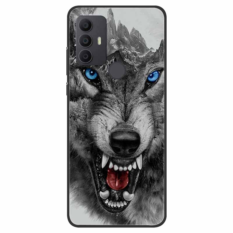 Для чехла TCL 30 SE 305 306 Мягкий силикон Крутой мультяшный coque Для TCL 306 305 Задняя крышка Para TCL 30SE Чехлы Модный ТПУ Fundas