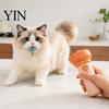 Easy One Button Cat Toy Controller Electric Ball Launcher, Interactive One-Click Recycling, Automatic Retractable Telescopic Teaser Plush Balls