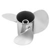 10 1 4x12in Boat Outboard Propeller 3 Blades 10T RH Stainless Steel Replacement for Suzuki Engines 20‑30HP