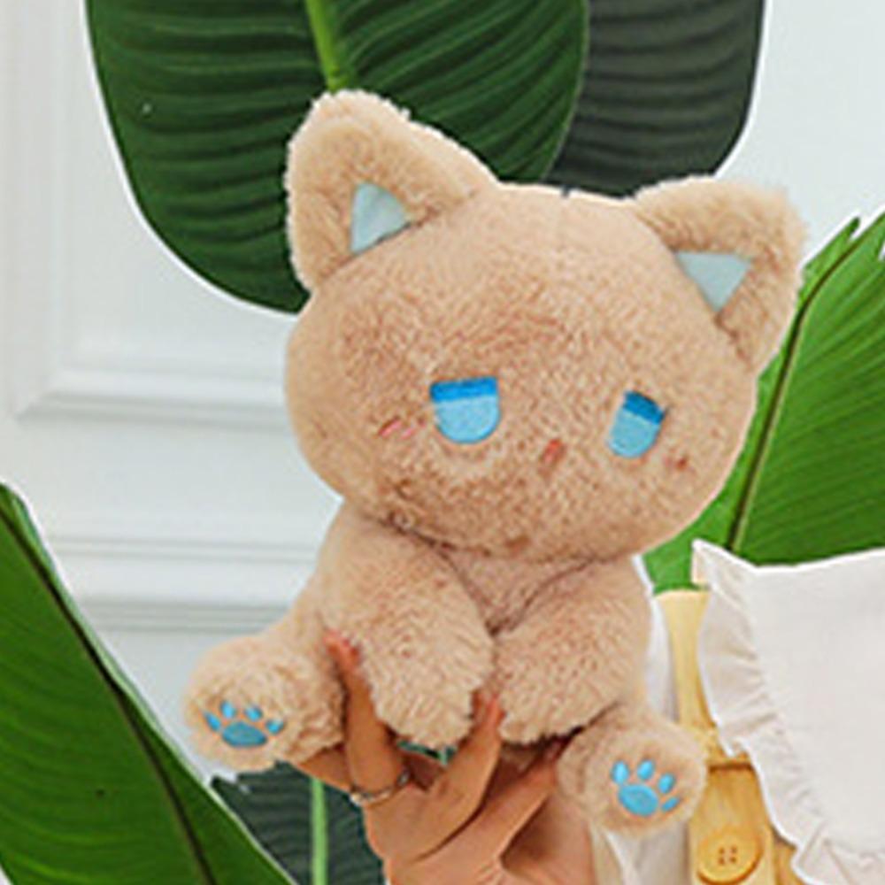 Emo Bear Plush Bear Doll Toy Cartoon Stuffed Animal Doll Fashion Black Cat Plush Toy Home Decor