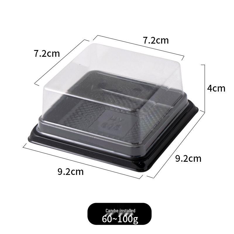 Квадратный блистерный лоток для лунного пирога - Упаковочная коробка для пирожных из снежной кожи и желтковой пасты