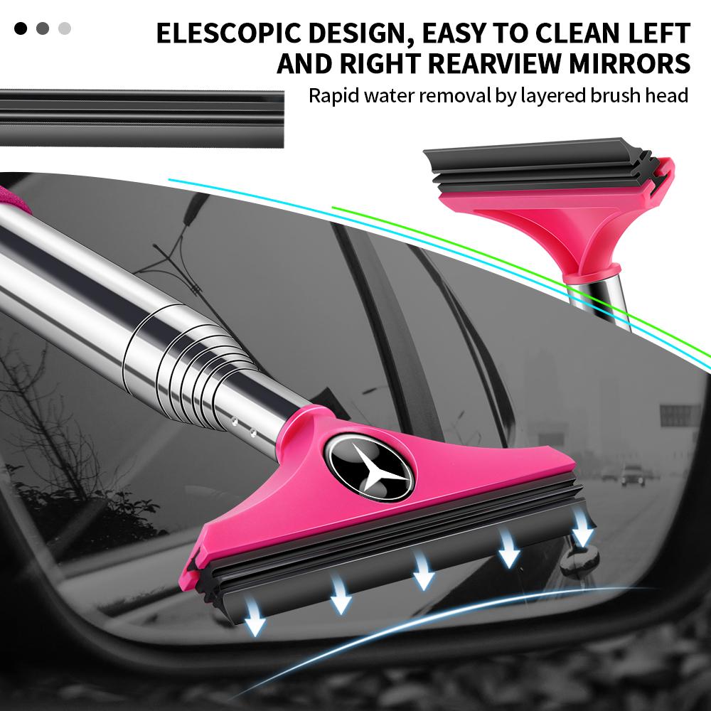 Car Rainy Glass Window Cleaning Tool Rearview Mirror Wiper Fogging Remover For Mercedes Benz G S R C E B A Class GLA GLK C180